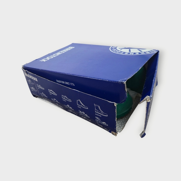 Birkenstock New w/ Box Boston Digital Green Suede Leather Regular Mens Size 11 - Picture 9 of 14